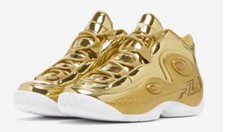 Fila Grant Hill 3 Metallic Gold Mens Size 5.5 1BM01759 Sneakers Shoes NEW 