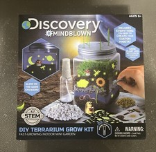 Discovery Mindblown DIY Terrarium Grow Kit, Fast-Growing Indoor Mini Garden