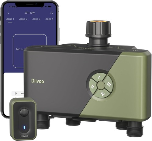 Minuterie d'eau WiFi 4 prises arroseur intelligent système d'arrosage de jardin pour pelouse cour