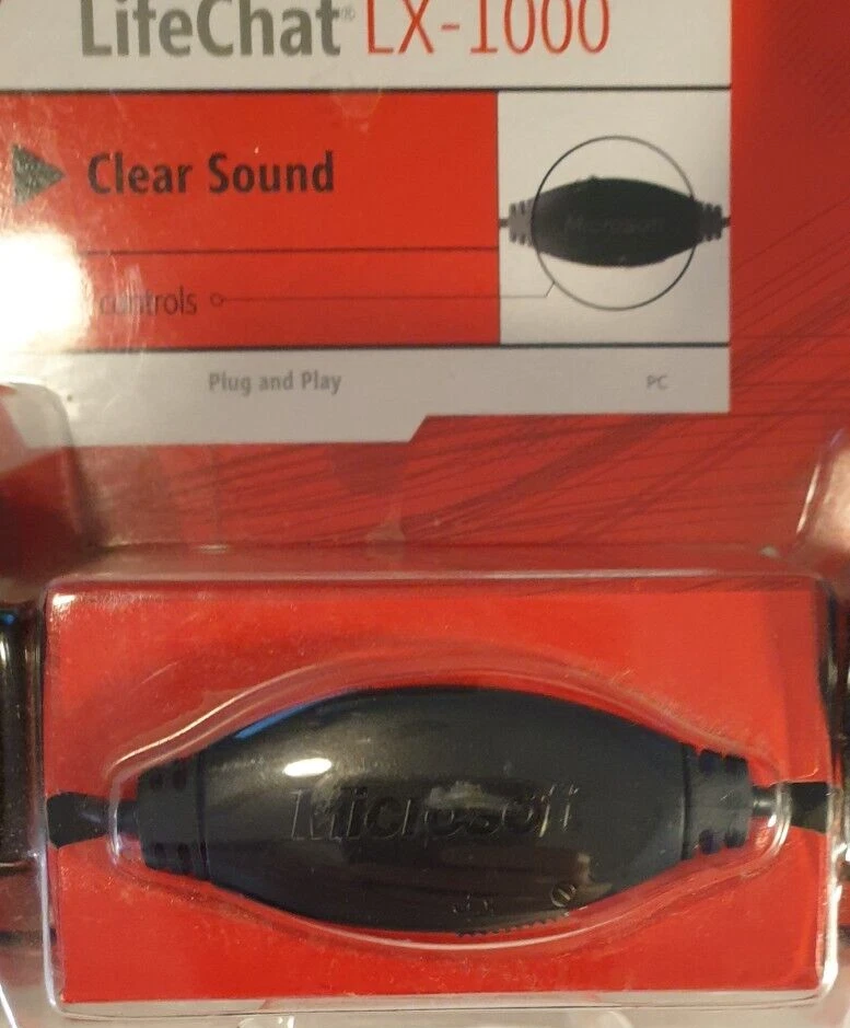 MICROSOFT LIFECHAT LX-1000 Binaural Headset Adjustable Boom Noise Canceling Mic. - Image 3 of 4