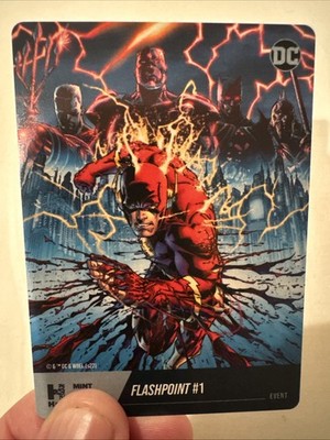 Flashpoint #1 The Flash! 2022 SDCC Events DC Hybrid Trading Card ! Random Mint