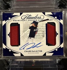 Chase DeLauter/15 Prominent Swatch Signatures Auto 2024 Panini Flawless #PSS-CD