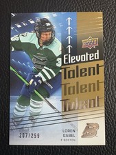 2024-25 Upper Deck PWHL Loren Gabel Elevated Talent Gold 227/299 #ET-18 Boston