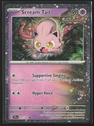 Scream Tail 077/162 Temporal Forces Cosmos Holo Uncommon Pokemon Card
