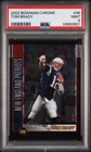 TOM BRADY HOF 2002 Bowman Chrome #99 Patriots PSA 9 MINT