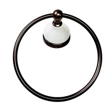 Signature Hardware 353588 Houston Collection Towel Ring - Oil-Rubbed Bronze