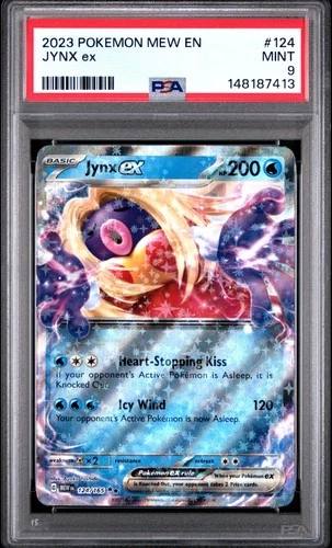 2023 POKEMON MEW EN-151 #124 JYNX EX PSA 9