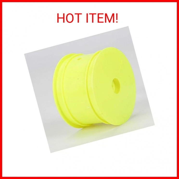TEAM LOSI RACING Rear Wheel Yellow 2 22 TLR7101 RC Tire - Image 2 of 2