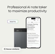 PLAUD Note AI Voice Recorder Note Taking Transcribe 64GB Memory BLACK NEW 