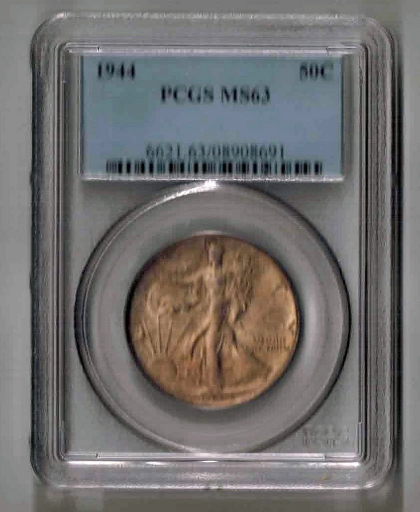 MS 63 Graded 1944 Year Liberty Walking Half Dollars (1916-1947