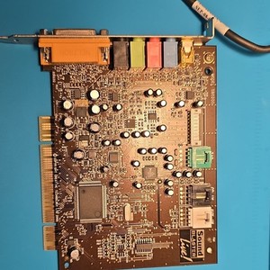 Vintage Creative Sound Blaster Live! SB0200 PCI 5.1 Sound Card 3.5mm Game/MIDI