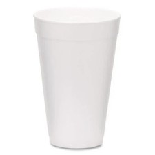 WinCup Foam Drink Cups, 16 oz, White, 500/Carton