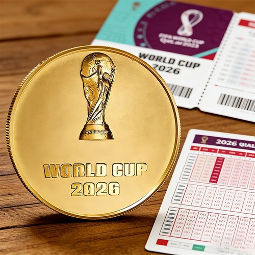 2026 FIFA WORLD CUP Commemorative Coin A Small Gift for Fellow Fans - Picture 7 of 11