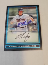 2009 1st Bowman Chrome Enrique Kike Hernandez (RC) Card #BDPP3 IP Auto