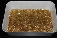 167gram beautiful FULLY GOLD PLATED PINS recovery scrap frm VINTAGE 1978 HEADERS