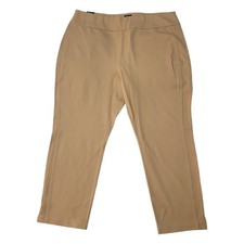 Express Womens Pull On High Rise Ankle Length Inseam 27" Ponte Pant Pecan Sz XS