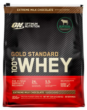 Optimum Nutrition Gold Standard 100% Whey Protein 5.64 lbs 80 Servings Chocolate 15.06 per gallon