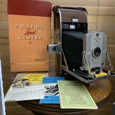 Polaroid modello 95 Land Camera vintage, c.1948-53 con scatola originale ex condizioni
