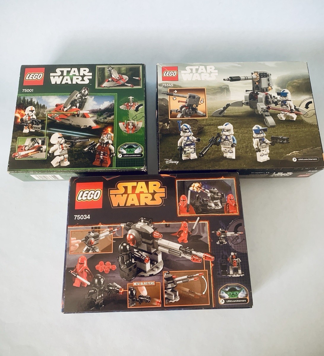 LEGO Star Wars LOT set #75034 Set #75001 Set #75345 . New Sealed