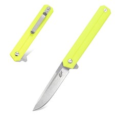EF64 D2 Steel Blade G10 Handle for Outdoor Camping Hiking EDC Tool(Light)