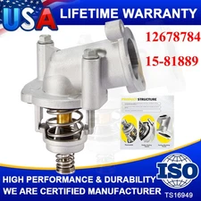 Thermostat Housing Assembly Fit 2017-2022 GMC Canyon Chevy Colorado Camaro 3.6L