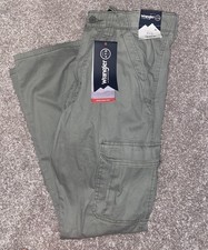 Wrangler ATG Pants Mens 40 Green Pants Tactical Utility Camp Hiker Cargo 30x32