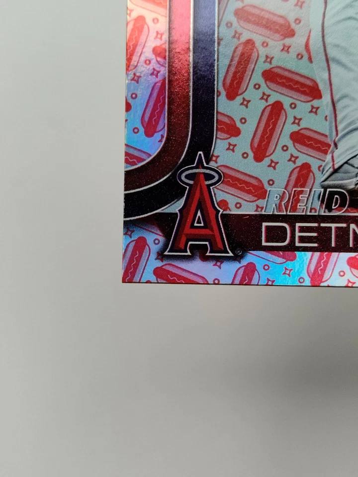 2025 Topps Series 2 Reid Detmers Holiday HotDog Parallel 01/99 LosAngeles Angels - Image 4 of 4