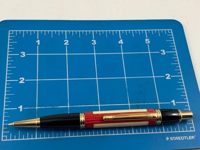 Judd's Excellent Hand Made Beautiful Wood Star Inlay Ballpoint Pen