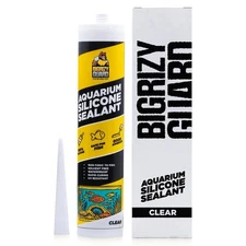 NEW Aquarium Safe Silicone Sealant Clear 100% Waterproof Non-Toxic Fast Curing