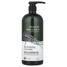 Bath & Shower Gel, Revitalizing Lavender, 32 fl oz (946 ml) 0.66 per gallon