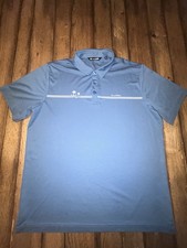 Travis Mathew Polo Shirt Mens XXL Blue Golf Performance Stretch