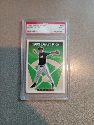 1993 Topps GOLD #98 Derek Jeter Rookie RC NY YANKEES MINT PSA 9