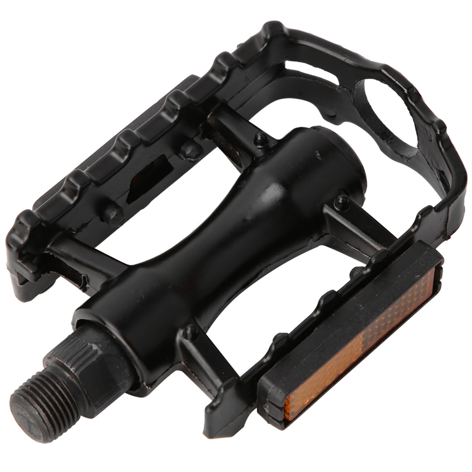 1 Pair Black Aluminium Alloy Mountain Road Bike Pedals Bicycle Replacement|