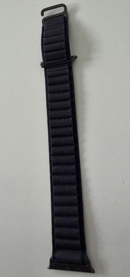 Apple Watch Band Alpine Loop 49MM Black  w/Black Titanium G-Hook - Small