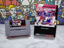 NHLPA Hockey 93 Super Nintendo SNES With Manual Tested And Authentic