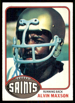 1976 Topps #83 Alvin Maxson New Orleans Saints
