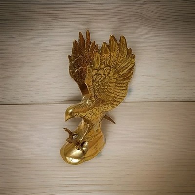 Brass Eagle Figurine 5 Inch D29