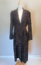 Vintage 1960s Men's Pendleton Wool Plaid Robe sz M