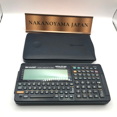SHARP Pocket computer PC G850V Function Calculator Tested Japan | eBay