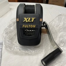 Fulton Xlt Trailer Winch Black Manual 142313 Marine Towing 1500lb Wstrap Handle