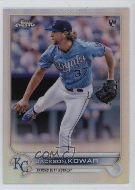 2022 Topps Chrome Refractor Jackson Kowar #188 3pu
