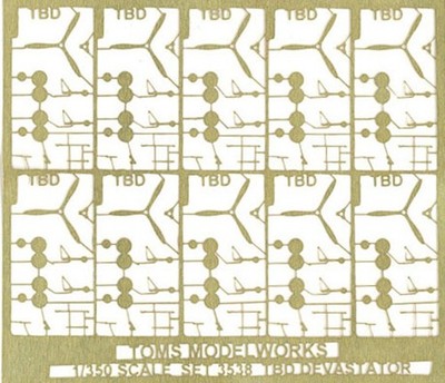 TOM'S MODELWORKS TW3538 DOUGLAS TBD DEVASTATOR - DETAIL SET (Trumpeter) 1:350