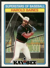 1987 Topps Kay-Bee Superstars of Baseball #1 Harold Baines