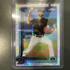 2025 Topps Chrome Logofractor Edition - Sandy Alcantara #126 Marlins