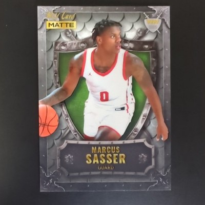 Marcus Sasser 2022 Wild Card Matte Weekend Warrior #WW-33 Silver/White/Green