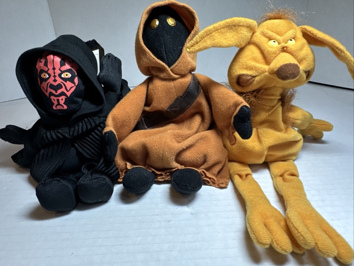 STARWARS スターウォーズ1997 ぬいぐるみハズブロKenner 6体 Vintage 1997 Star Wars Buddies Jawa, Salacious Crumb Kenner & 1998