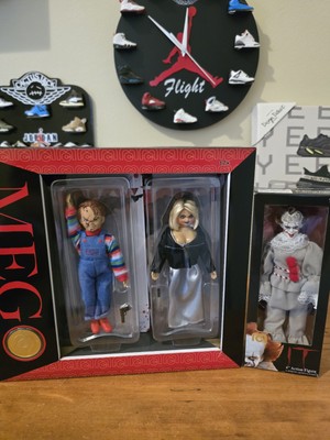 Mego Horror Action Figures Lot IT/Chucky/Bride Of Chucky. 8 Inches