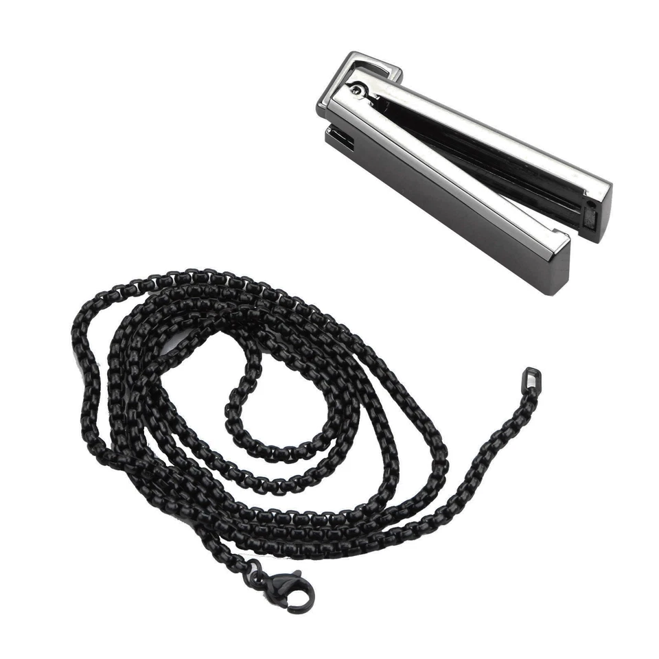 Cadena de soporte magnético colgante collar de metal único para Fitbit Flex 2 Flex2 E Foto 4 de 4