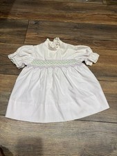 Vintage smocked Toddler Girl Too