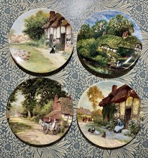 Royal Grafton “Quiet Corners of Old England” - set of 4 wall plates